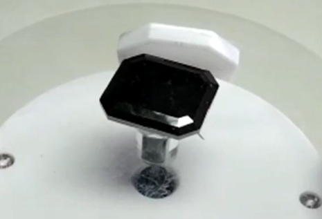 Excellent Natural Black Transparent, Emerald Cut,  Faceted Diamond 33.31 carat